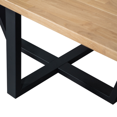 WOOOD COMBI-TABLO: XL Bordsskiva Ek 240x100 & DRENTHE Ben