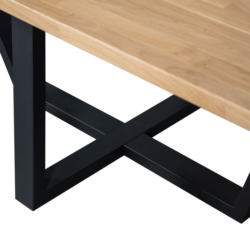 WOOOD COMBI-TABLO: XL Bordsskiva Ek 240x100 & DRENTHE Ben