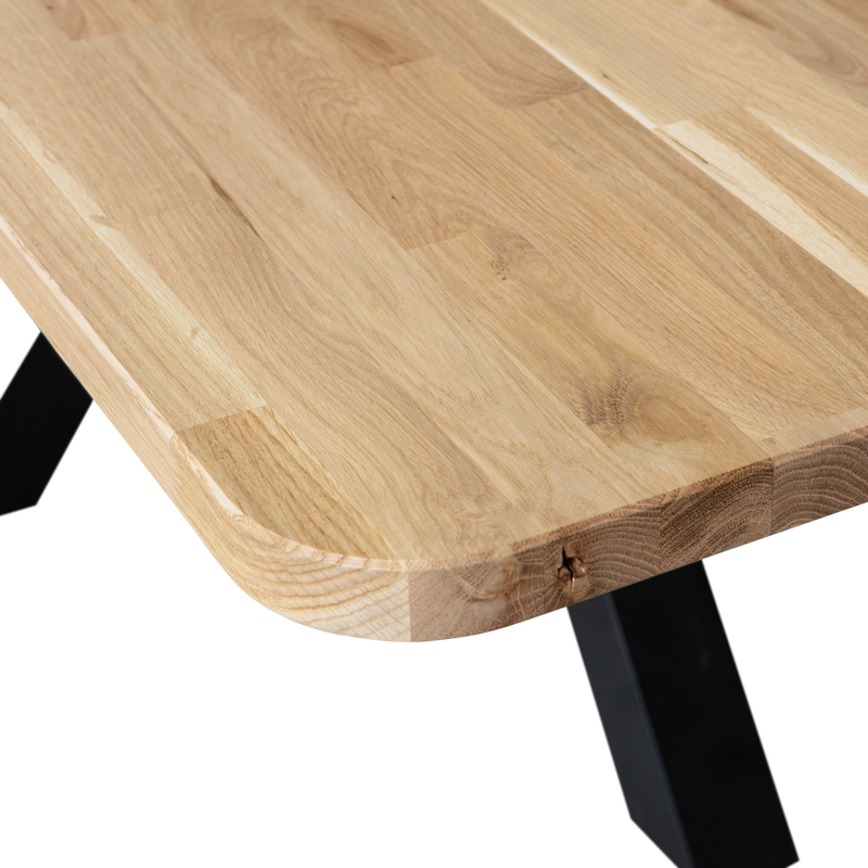 WOOOD COMBI-TABLO: XL Bordsskiva Ek 240x100 & ZEELAND Ben