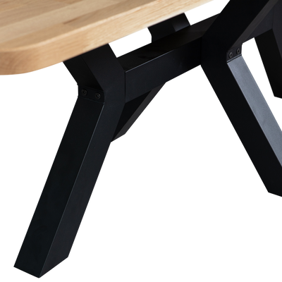 WOOOD COMBI-TABLO: XL Bordsskiva Ek 240x100 & ZEELAND Ben