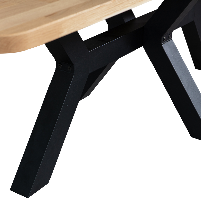 WOOOD COMBI-TABLO: XL Bordsskiva Ek 240x100 & ZEELAND Ben