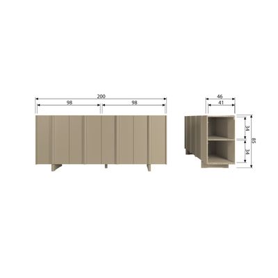 WOOOD BASU Sideboard Furu Lerbrun