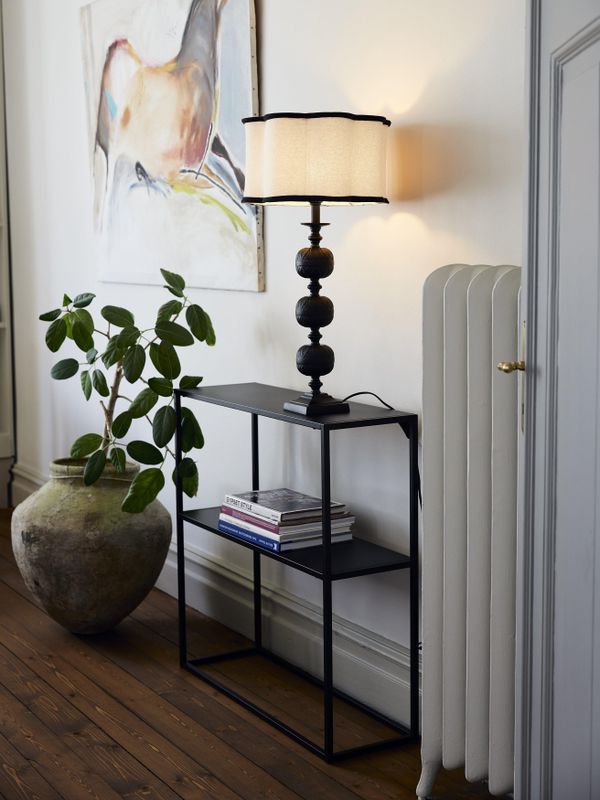 PR Home Flory bordslampa Natur/svart 70 cm
