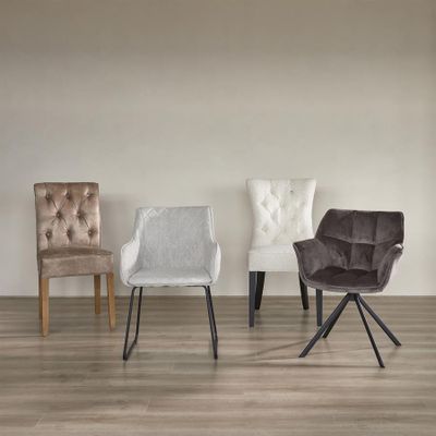 Riviera Maison Hampton Classic matstol kamelbrun
