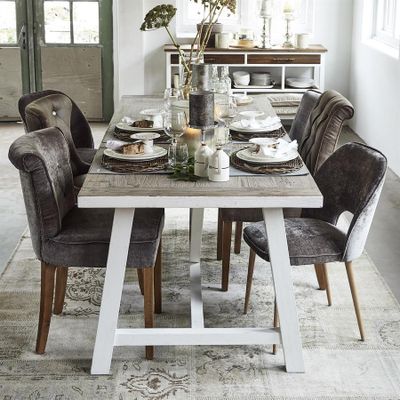Riviera Maison Hampton Classic matstol brun