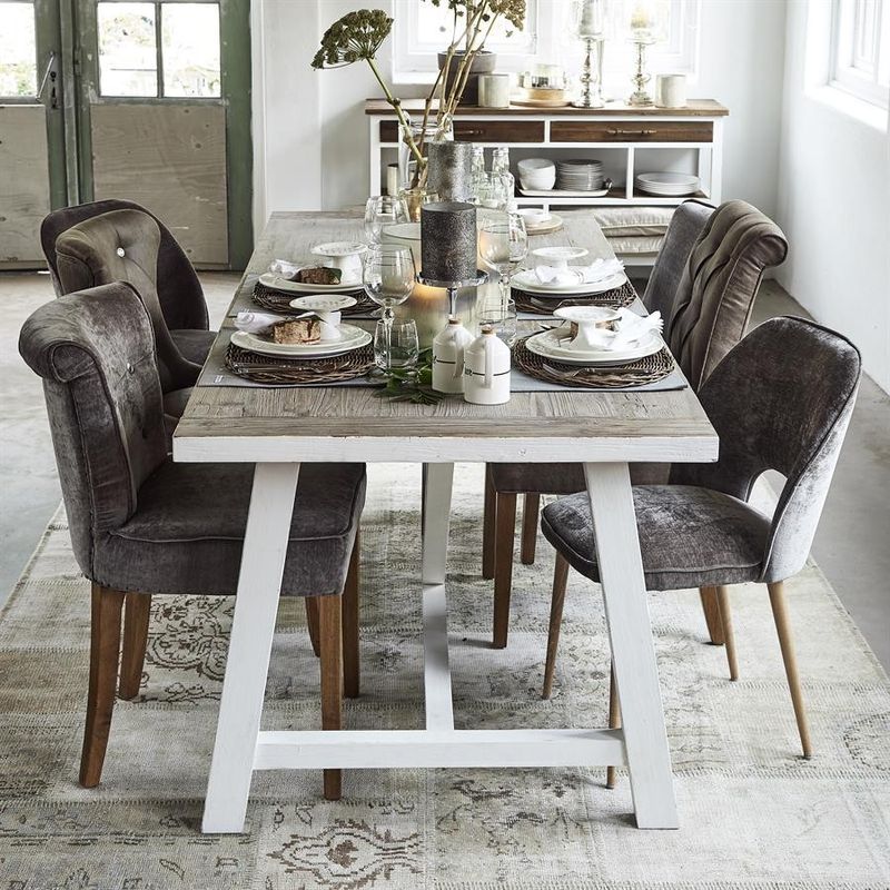 Riviera Maison Hampton Classic matstol brun