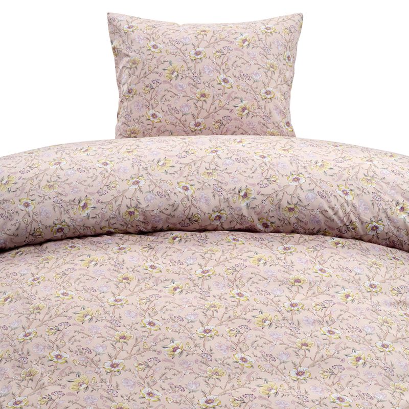 Borganäs Aurora Microfiber påslakanset aprikos 150x210 cm 2 delar