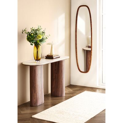 House Nordic Bela Hallmatta - Handvävd Beige 80x180 cm