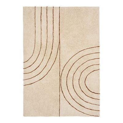 House Nordic Tampa Matta - Bomull, Beige, 200x300 cm
