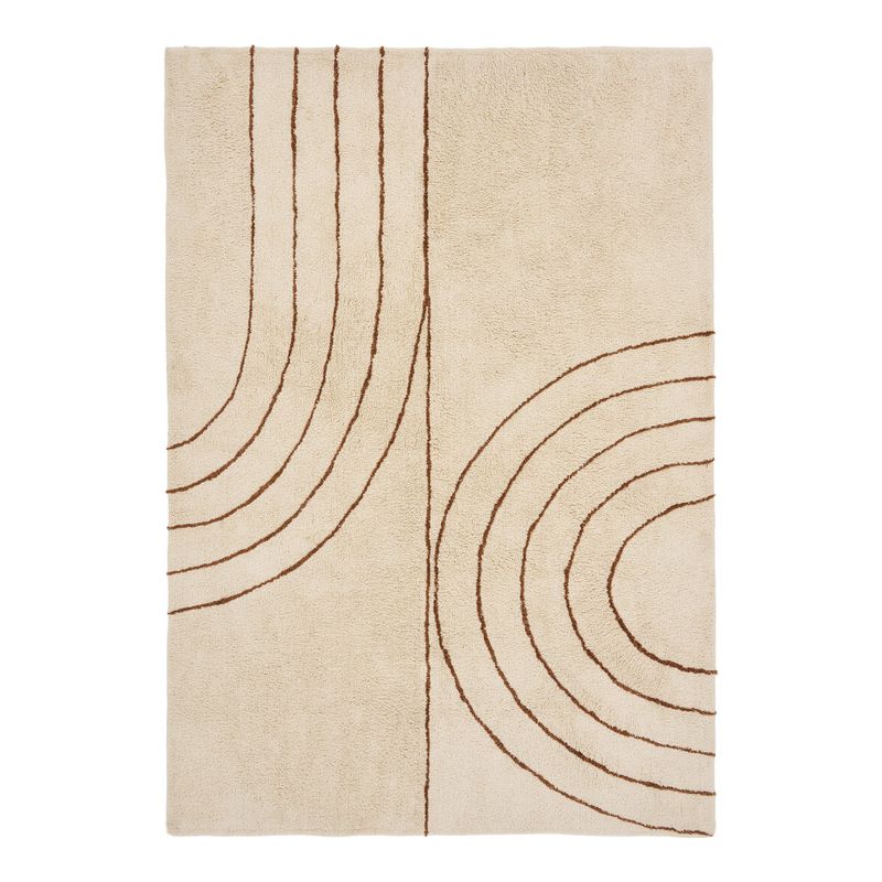 House Nordic Tampa Matta - Bomull, Beige, 200x300 cm