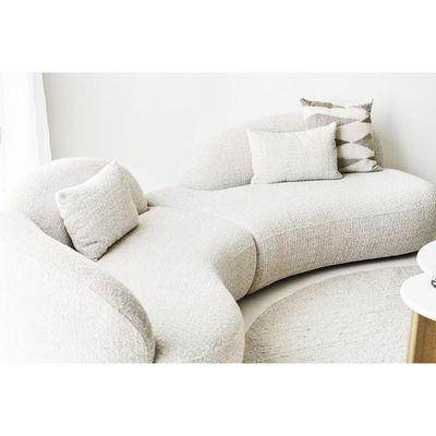 House Nordic Bela Matta - Handvävd, beige, ø240 cm