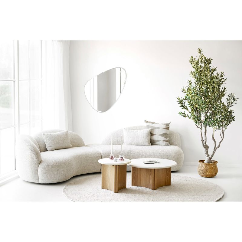 House Nordic Bela Matta - Handvävd, beige, ø240 cm