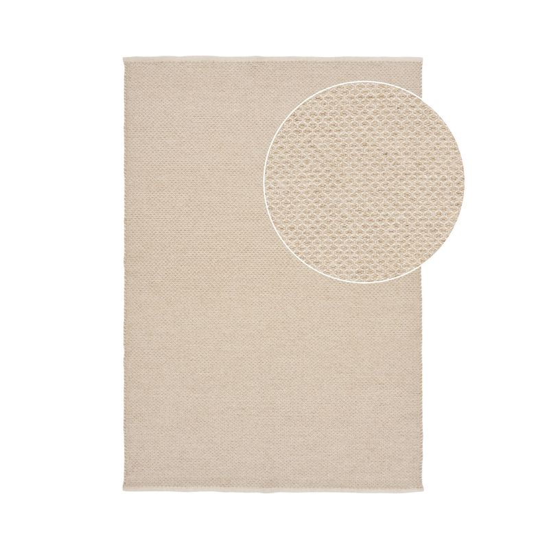 House Nordic Gaya Matta - Handvävd, beige, 160x230 cm