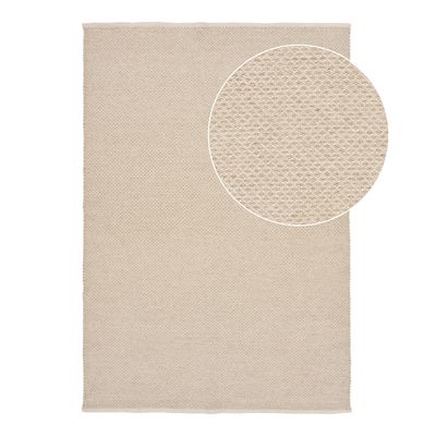 House Nordic Gaya Matta - Handvävd, beige, 200x300 cm