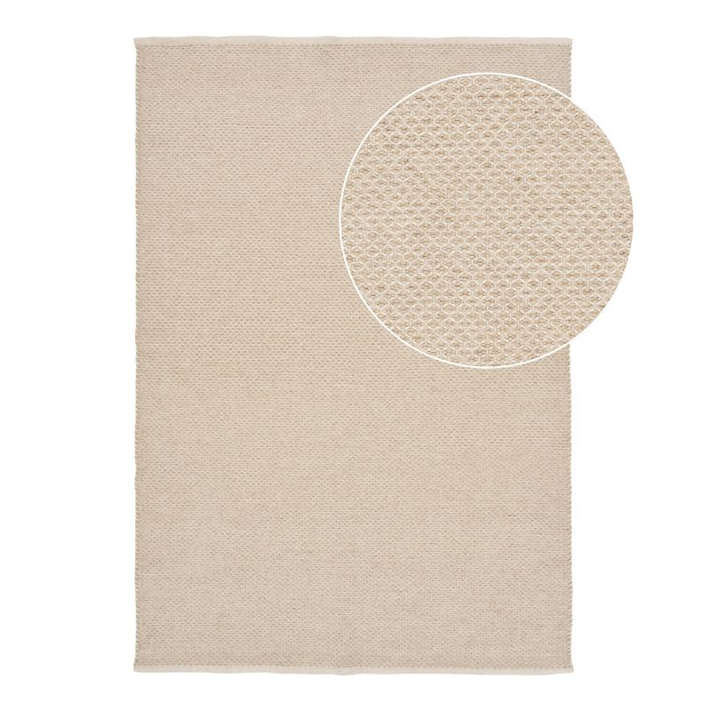 House Nordic Gaya Matta - Handvävd, beige, 200x300 cm