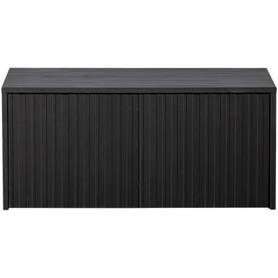 WOOOD NEW GRAVURE Bänk i Svart Furu [FSC]