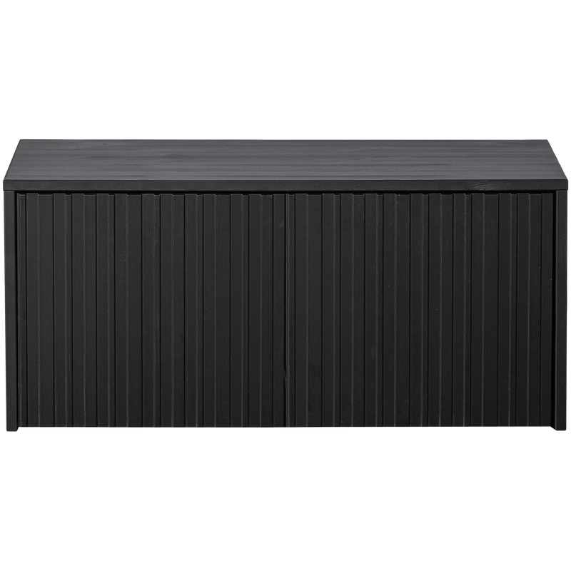 WOOOD NEW GRAVURE Bänk i Svart Furu [FSC]