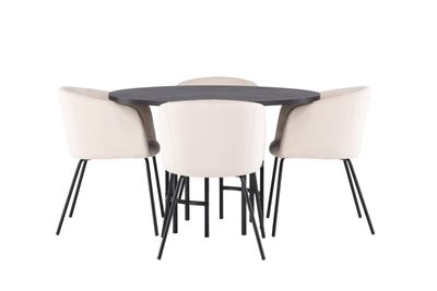 Venture Home Matgrupp Copenhagen med 4 Matstolar Berit