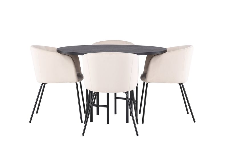 Venture Home Matgrupp Copenhagen med 4 Matstolar Berit