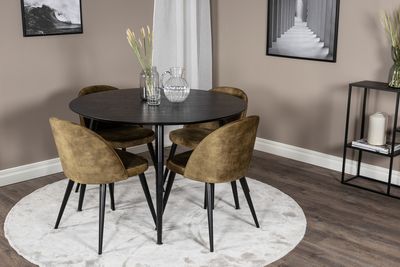 Venture Home Matgrupp Dipp med stolarna Velvet