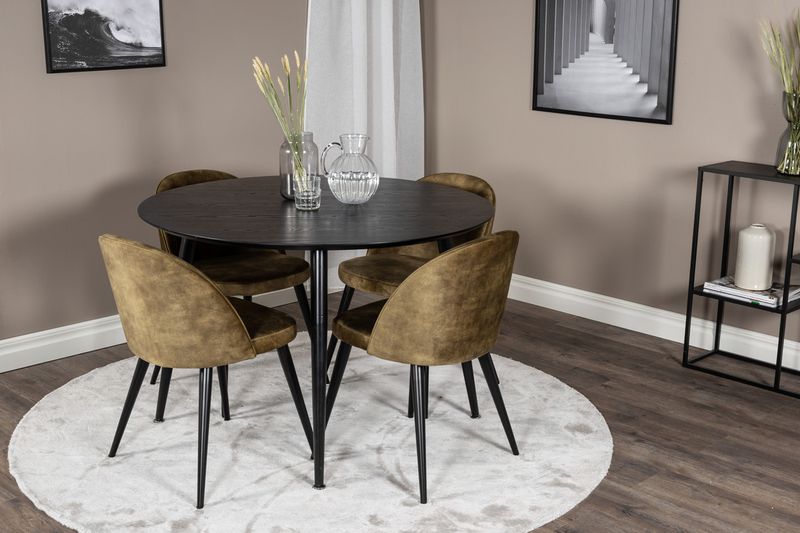 Venture Home Matgrupp Dipp med stolarna Velvet