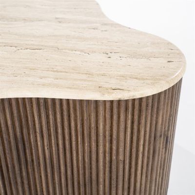 Eleonora Soffbord Mari - 83x72x34 cm Brun