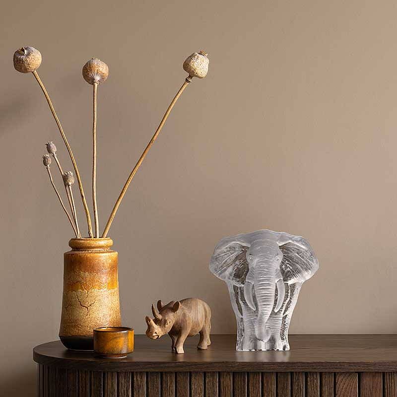 Målerås Elefant Kristallskulptur
