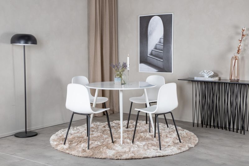 Venture Home Matgrupp Plaza med stolarna Arctic