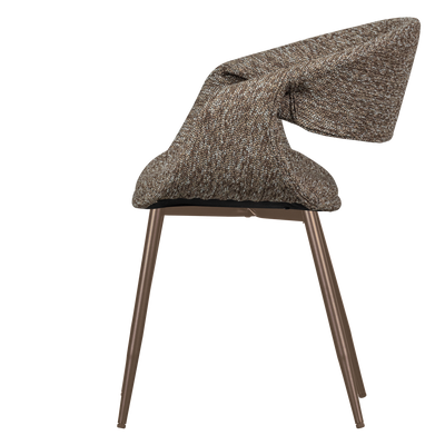 WOOOD Yossi Matstol i Brun med Kopparben, 2 st