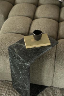 By Boo Mirage - Grön Marmor Sidobord