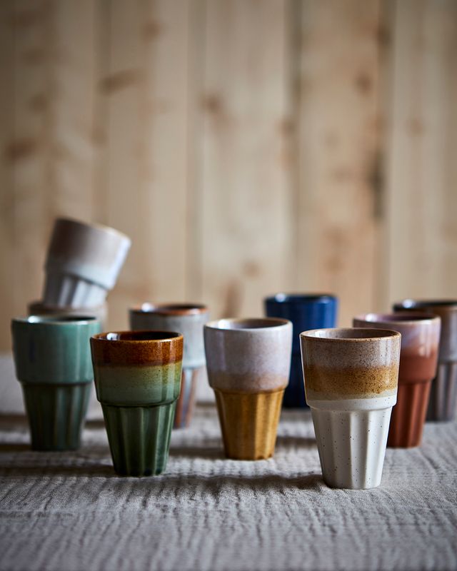 Affari of Sweden COSTA Kopp M, Blå/flerfärgad 12-pack