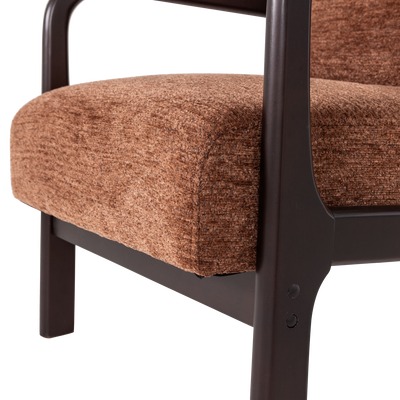 WOOOD Mark Fåtölj Chenille Brun