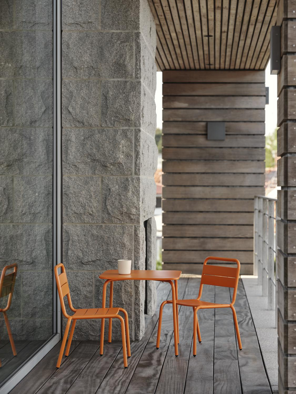 Brafab Nera Cafébord Barn Orange