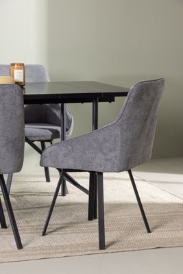 Venture Home Matgrupp Astrid med Stolarna Rosie