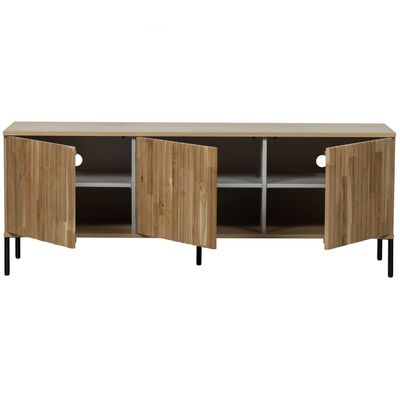 WOOOD NEW GRAVURE TV-Bänk 150 cm Ek Naturell