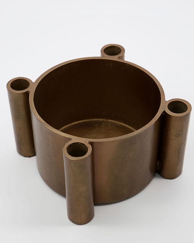 House Doctor Four Ljusstake Antik Mässing