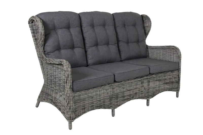 Brafab Rosita 3-sitssoffa grå/grå