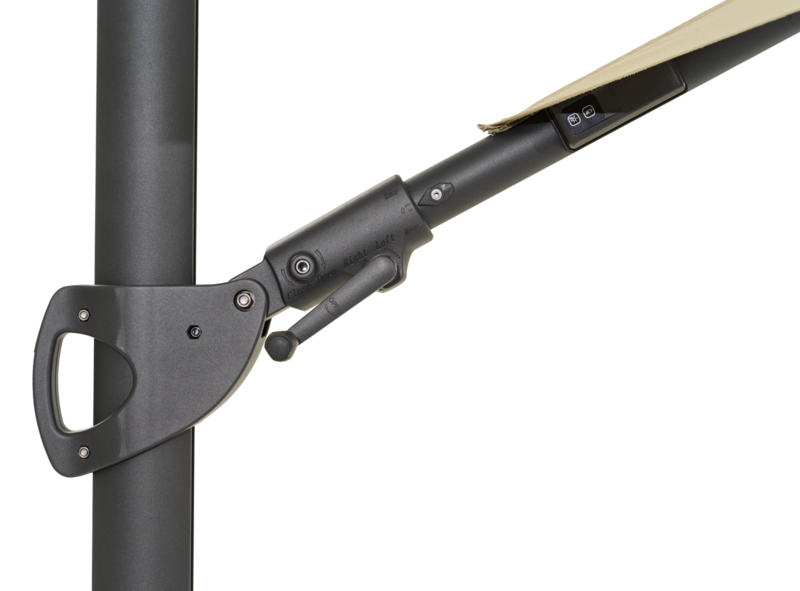 Brafab Cilento Parasoll 350 cm Light Grey / Khaki