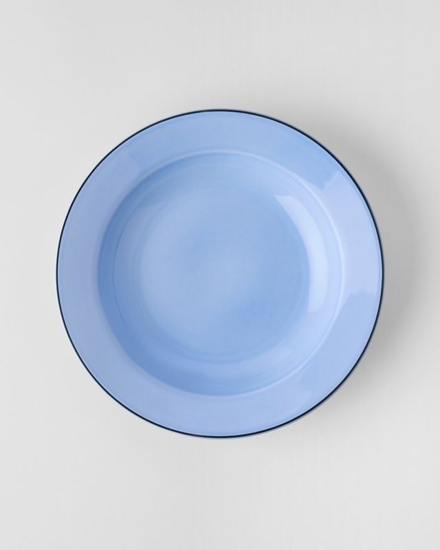 Gustavsberg NATUR Blåbärsblå, Tallrik 23 cm, djup