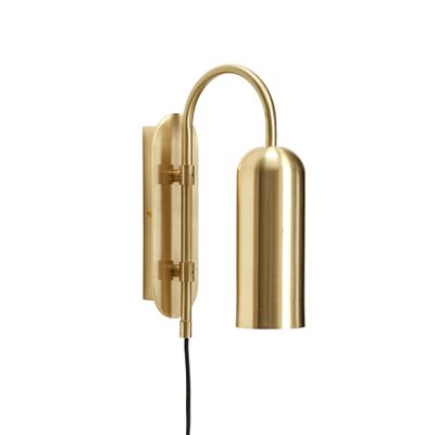 Hübsch Zenith Vägglampa Mässing