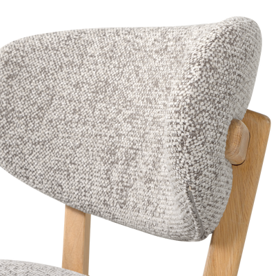 WOOOD UDAR Barstol Natur med Träram