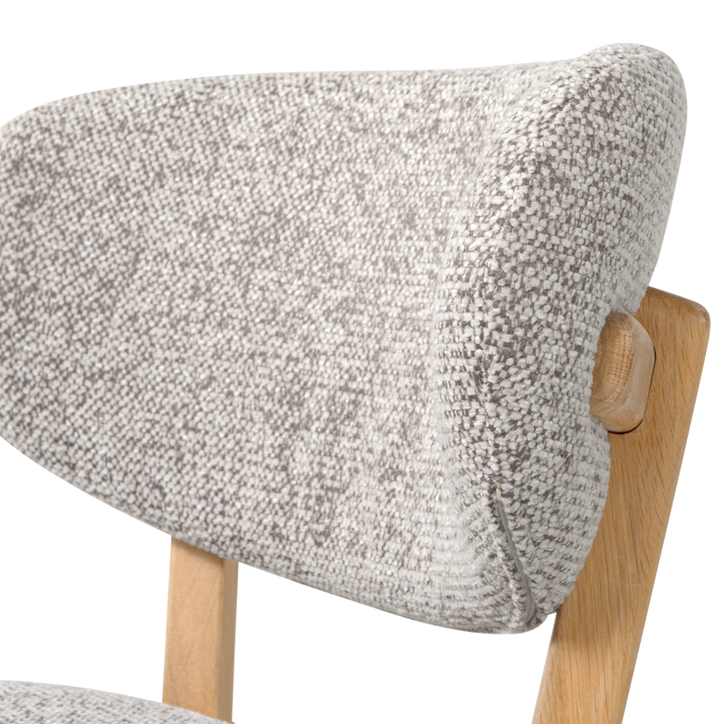 WOOOD UDAR Barstol Natur med Träram