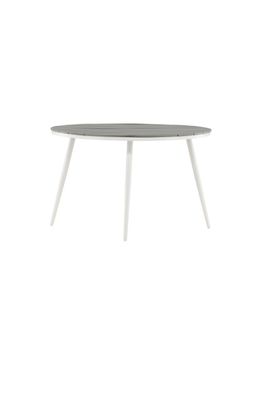 Venture Home Break Bord - Runt Matbord i Aintwood och Aluminium