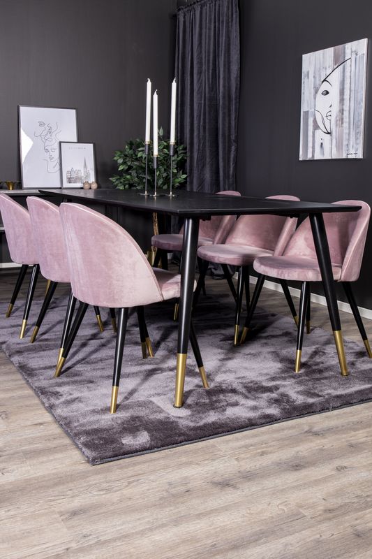 Venture Home Matgrupp Dipp med stolarna Velvet