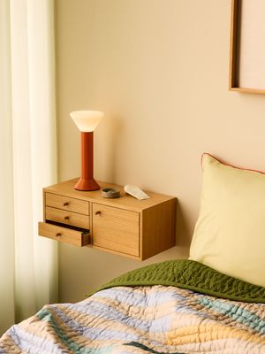 Hübsch Flash Portable Lamp Metallisk Orange, LED, 3W