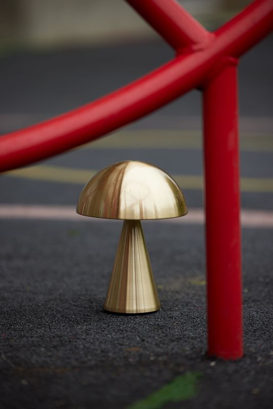 Hübsch Mush Portabel Lampa Mässing