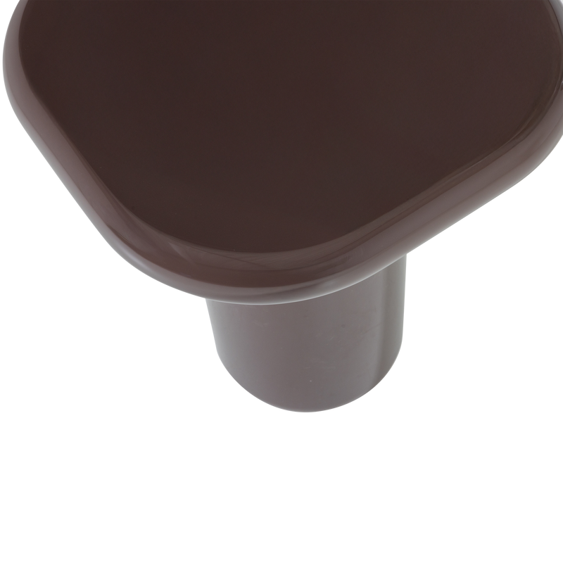 WOOOD Zava Sidobord Trä Högglans Mörkbrun [FSC]