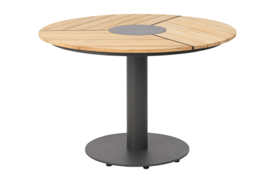 Brafab Peace Wood Matbord 110 cm Antracit/Teak