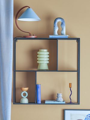 Bloomingville Mack hylla, svart, metall