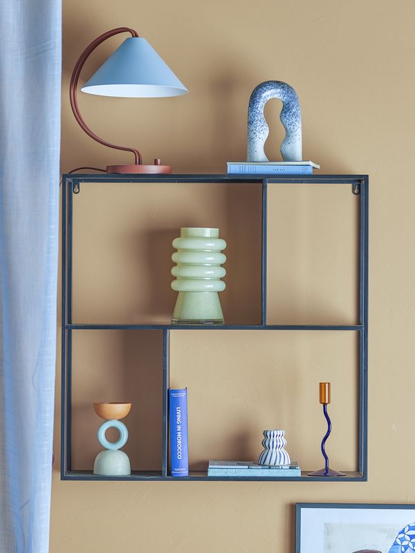 Bloomingville Mack hylla, svart, metall